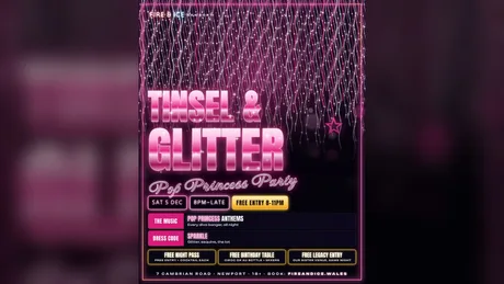 Tinsel & Glitter Party | Fire & Ice Newport
