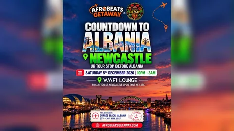 Afrobeats Getaway x HB7CITI: Countdown to Albania 🇦🇱�