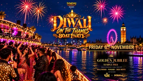 DIWALI ON THE THAMES - BOAT PARTY