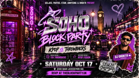 🚀SOHO BLOCK PARTY | Y2K THROWBACKS x K-POP FUSION 🇬🇧