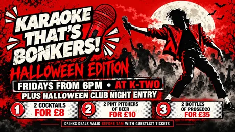 Karaoke That's Bonkers - Includes entry to Halloween Club Night at NG-ONE