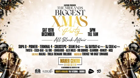 Midlands Biggest Xmas Party | All Black Affair | 19th Dec