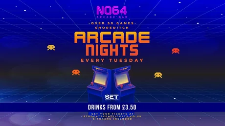 Arcade Nights @ NQ64 Shoreditch Tuesday 27TH OCTOBER