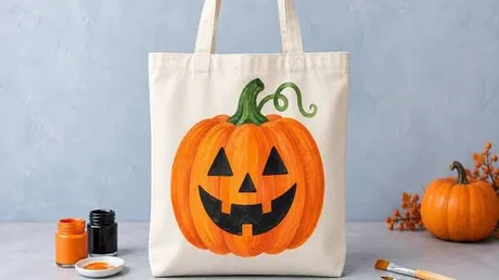Halloween Tote Bag Painting - at St. George's Hall JCR
