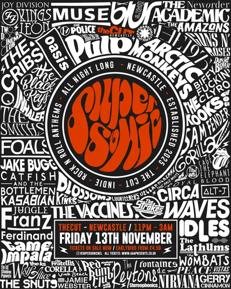SUPΞRSONIC @ theCUT // Friday 13th November 2026
