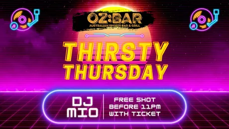 THIRSTY Thursdays | Mio (UK) | OZ:BAR | 05.11.26