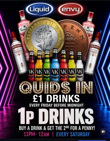 CRAZY 1P DRINK DEALS !