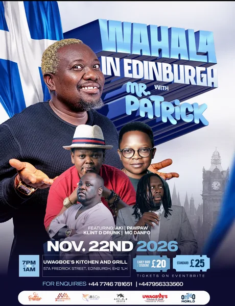 Wahala In UK with Mr Patrick, Aki & Paw Paw, Klint Da Drunk + Mc Danfo