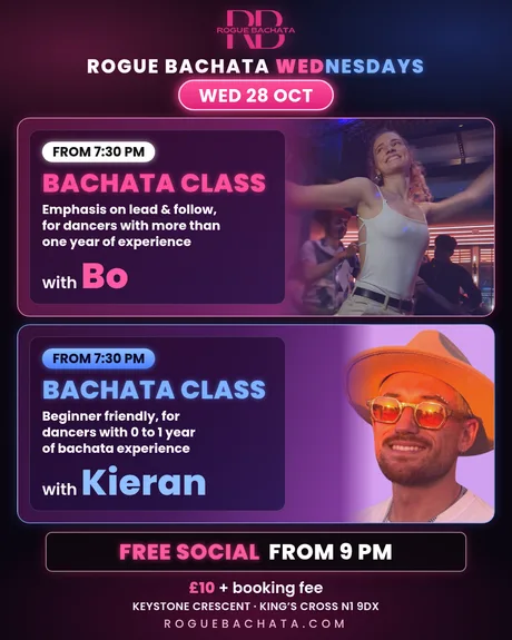 Rogue Bachata Wednesdays — Keystone Crescent, King's Cross