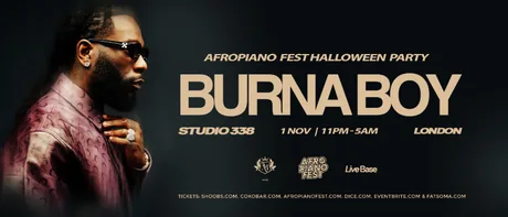 BURNA BOY AFROPIANOFEST HALLOWEEN PARTY