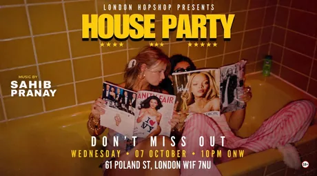 LONDON HOPSHOP PRESENTS : BOLLYWOOD HOUSE PARTY 07/10