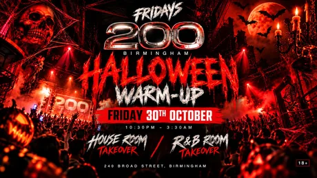 WELCOME TO CLUB 200 : THE HALLOWEEN AWAKENING!! 200% Energy. 1 Destination.