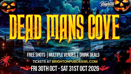 Brighton Halloween Bar Crawl // Dead Man’s Cove // Free Shots + Drink Deals