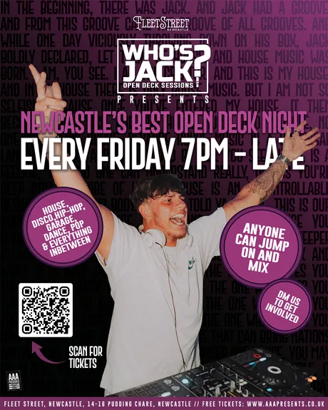 WHO'S JACK? // 'Open Deck Fridays' // EVERY WEEK!