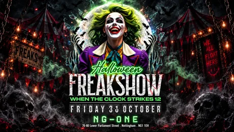 🤡 THE INFAMOUS HALLOWEEN FREAKSHOW WHEN THE CLOCKS STRIKES 12 FRIDAY 30.10.26 🤡