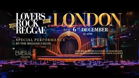 Lovers Rock Reggae - Sunday Roast - Sun 6th Dec
