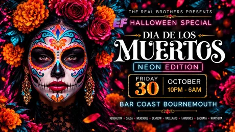The Real Brothers present: 💀 Día de los Muertos Latin Party | Halloween NEON EDITION Weekend Bournemouth
