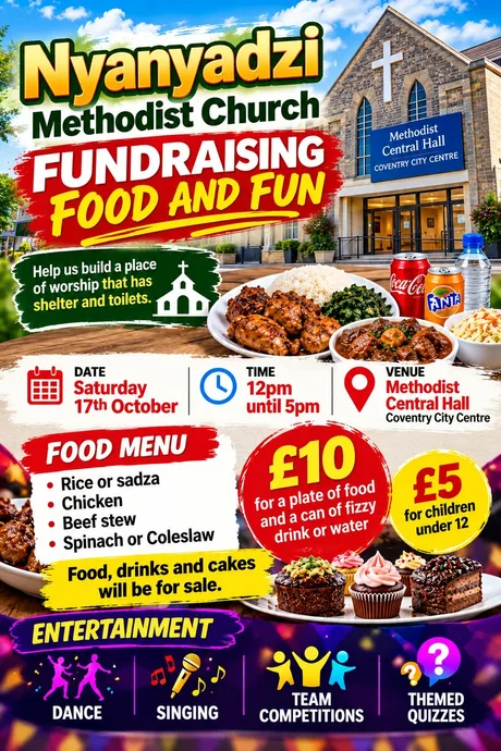 Nyanyadzi Methodist church fundraising