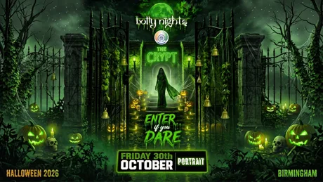 Bollynights Birmingham – Halloween Special | Friday 30th October | Portrait , Digbeth