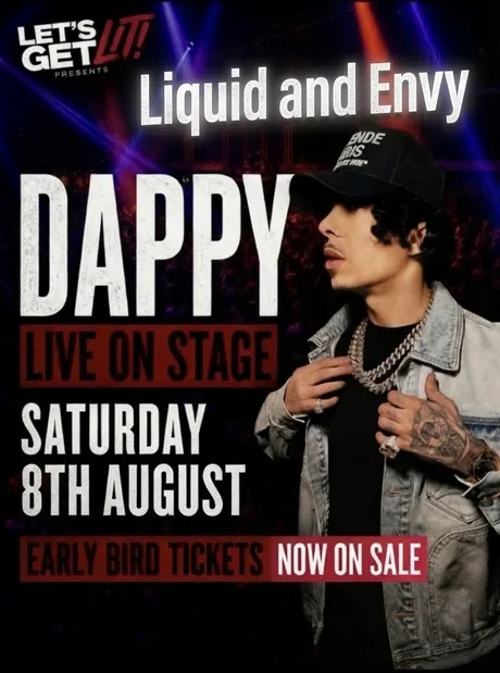 DAPPY PERFORMING LIVE ON STAGE!