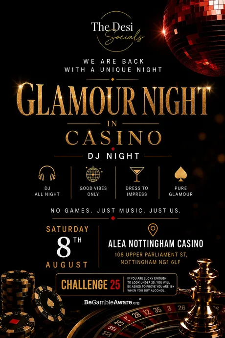 Bollywood Casino DJ Party: Desi Royale | Nottingham