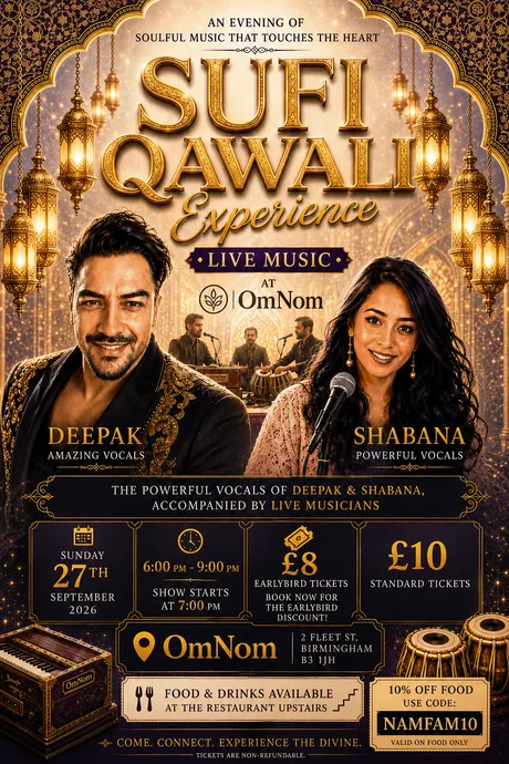 Sufi Qawwali Night at OmNom