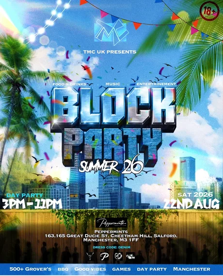 TMCEVENTSUK BLOCK PARTY: SUMMER ‘26
