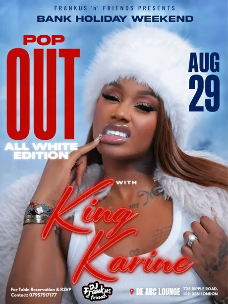 POP OUT w/ KING KARINE - ALL WHITE EDITION