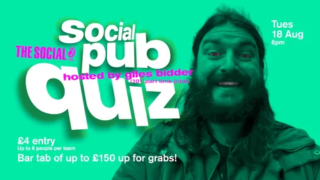The Social Pub Quiz: Hosted by Giles Bidder