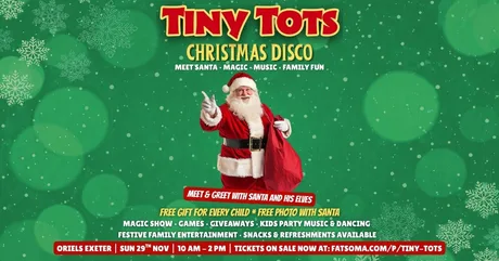 🎄🎅 TINY TOTS KIDS CHRISTMAS DISCO! EXETER 🎅🎄