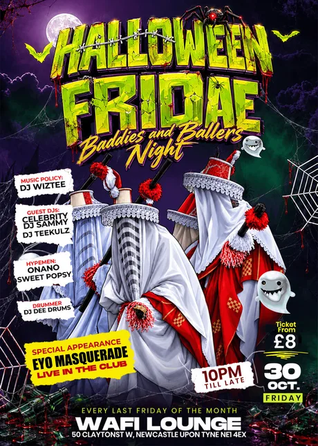 🔥 HALLOWEEN FRIDAE – BADDIES & BALLERS NIGHT 🔥