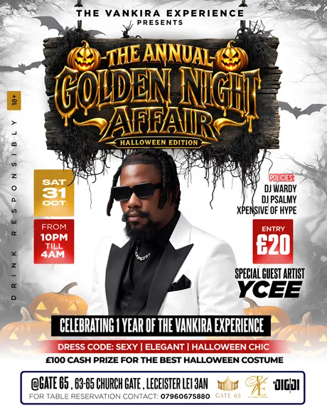 The Annual Golden Night Affair- Halloween Edition