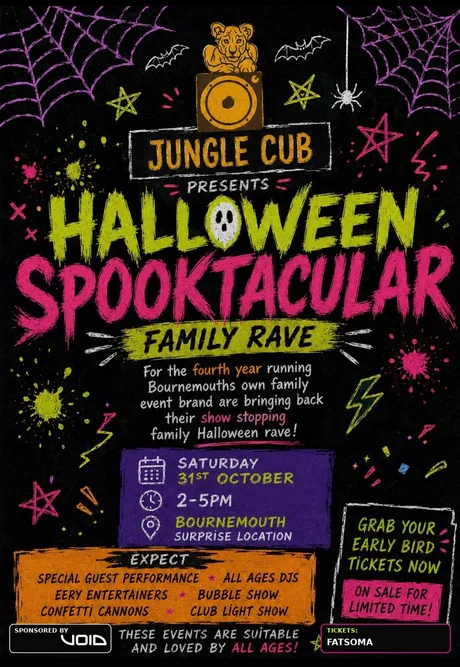 Jungle Cub presents - Halloween Spooktacular