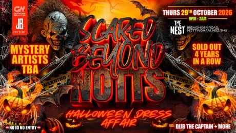 SCARED BEYOND NOTTS 🎃 | NOTTINGHAM’S BIGGEST HALLOWEEN PARTY | DJJB THE CAPTAIN |