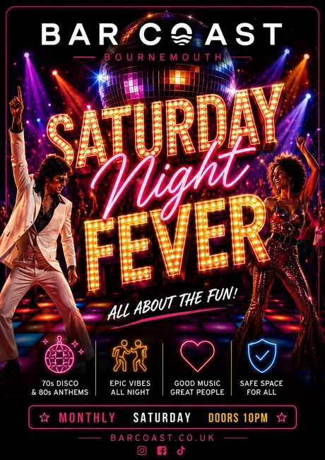 🪩 SATURDAY NIGHT FEVER — BAR COAST 🪩