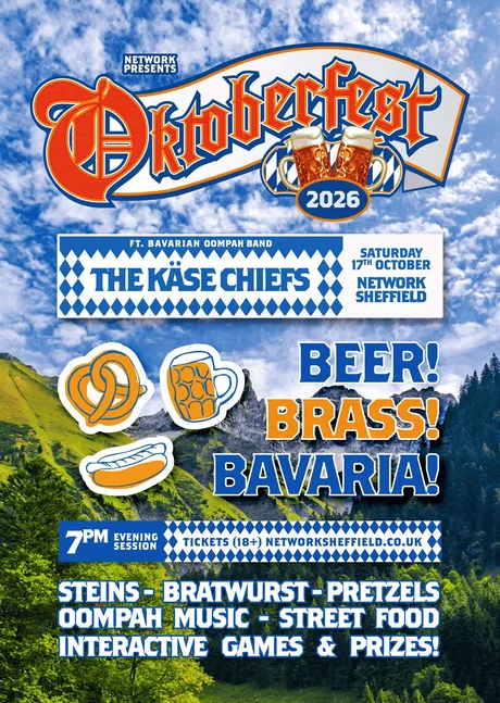 Oktoberfest Sheffield 2026 ft. The Käse Chiefs | Beer, Bratwurst & Oompah