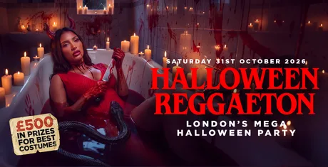 HALLOWEEN REGGAETON PARTY @ PARADISE CLUB -SATURDAY 31ST OCTOBER 2026