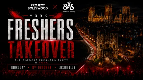 YORK FRESHERS TAKEOVER -THE BIGGEST BOLLYWOOD FRESHERS PARTY IN YORK
