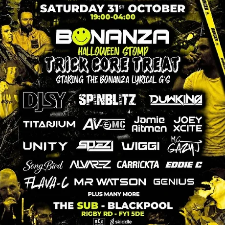 Bonanza Blackpool Halloween stomp by the sea