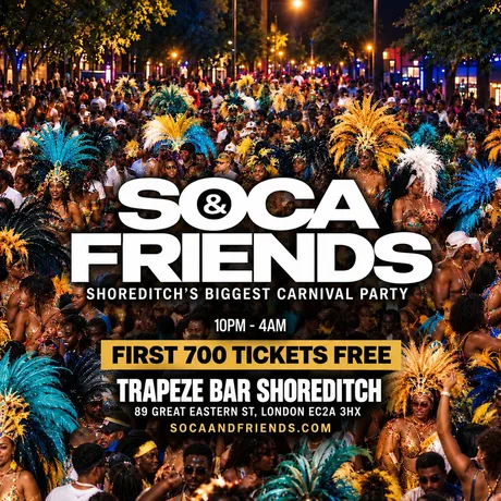 SOCA & FRIENDS - London's Wildest Soca Party