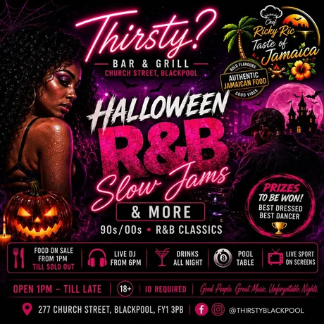THIRSTY? Halloween - R&B & SLOW JAMS NIGHT