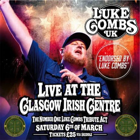 Luke Combs UK @ The Glasgow Irish Centre