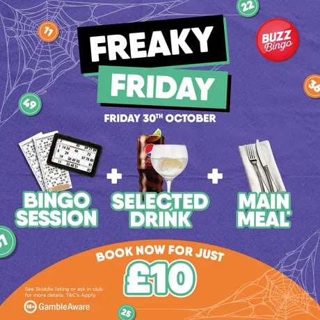 Freaky Friday Bingo 30/10 - Buzz Bingo Maidstone