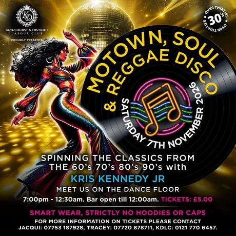 Motown, Soul & Reggae Disco