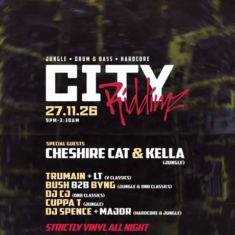 CITY RIDDIMZ - STRICTLY VINYL! Ft.CHESHIRE CAT + KELLA
