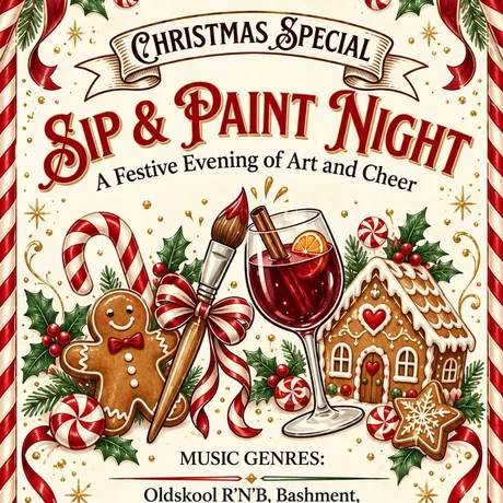 Mr Bigz Christmas Paint & Sip