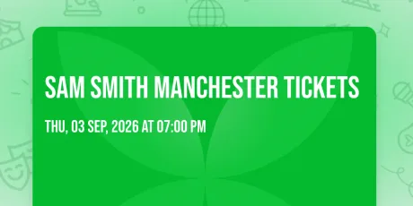 Sam Smith Manchester Tickets