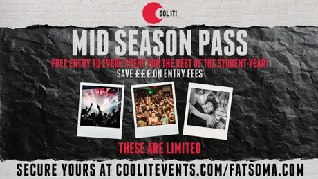 COOL IT MIDSEASON PASS 🌟🎟️ - FREE ENTRY TO ALL WEEKLY EVENTS FOR THE REST OF THE STUDENT YEAR! SAVE £££