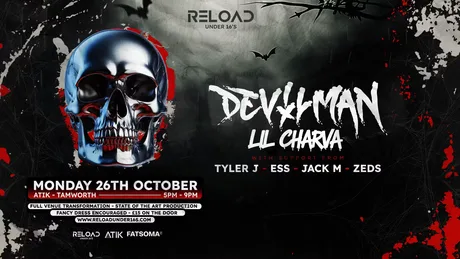 Reload Under 16s - Halloween Tour - Tamworth