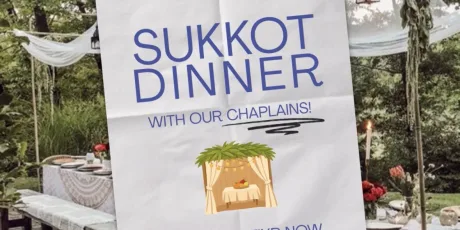 Sukkot Dinner with our Chaplains!